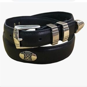 Vantage Century black authentic
Leather Belt Silver Golf ball/Club
36 Made USA